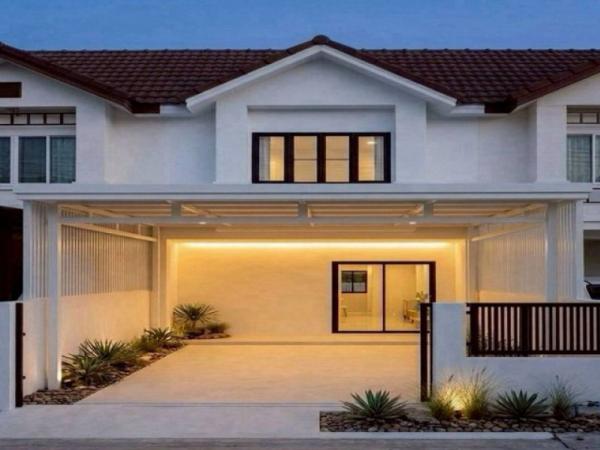 ขายทาวน์เฮาส์พร้อมอยู่ เครือสหพัฒน์ ศรีราชา หมู่บ้านธัญวลัย 3 นอน TP-H2556