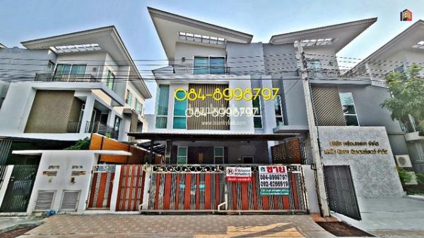 ขาย/เช่า บ้านแฝด 3 ชั้น ดอนเมือง GRAND I-DESIGN VIBHAVADI บ้านหลังมุม แต่งสวย พร้อมอยู่ ทำเลติดถนนวิภาวดี