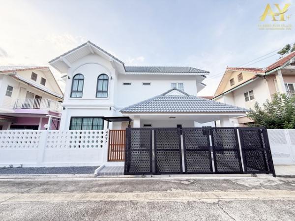 บ้านเดี่ยวดีไซน์สวยรีโนเวทใหม่ทั้งหลัง! ขนาด 50 ตร.ว. หมู่บ้านฮาร์โมนี่ วิลล์ สุขาภิบาล 5 สายไหม สเปกจัดเต็ม ในราคาแค่ 5.59 ล้านบาท! ฟรีโอน