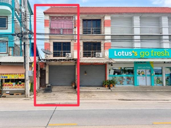 ตึก 3 ชั้น 1 คูหา ซอยคลองถนน ถนนกาญจนาภิเษก บางใหญ่ ตึกหลังริมทำเลดี ติดถนน 12 เมตร แหล่งชุมชน ใกล้รถไฟฟ้าและทางด่วน เหมาะทำธุรกิจ
