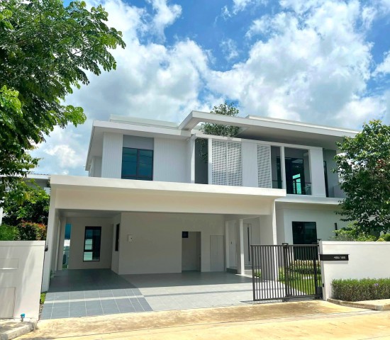 ให้เช่า #บ้านเดี่ยว หมู่บ้านมัณฑนา บางนา กม.15 #ใกล้เมกาบางนา #ย่านบางพลี  095-164-2956  BE