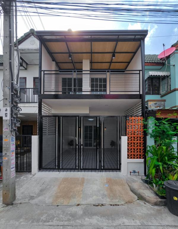 สวยรีโนเวทใหม่ ทาวน์เฮ้าส์2ชั้น ทำเล บางใหญ่ - บางบัวทอง ใกล้ JAS บางบัวทอง