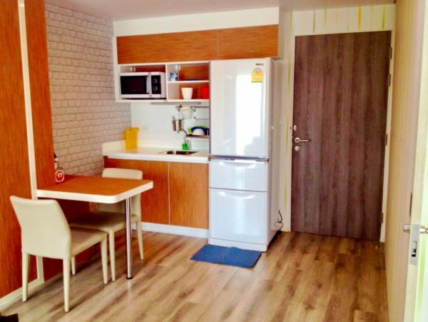 เมืองทองธานี 900ม. 34.27ตร.ม.พร้อมเฟอร์ฯ Double Lake Condo เมืองทองธานี 1 นอน 1 น้ำ ชั้น7 ฝั่งทิศเหนือ ใกล้ตลาดบุญเจริญ