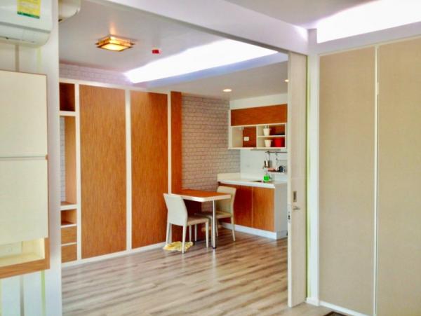 Double Lake Condo เมืองทองธานี 1 นอน 1 น้ำ ชั้น7 ฝั่งทิศเหนือ ใกล้ตลาดบุญเจริญ เมืองทองธานี 900ม. 34.27ตร.ม.พร้อมเฟอร์ฯ