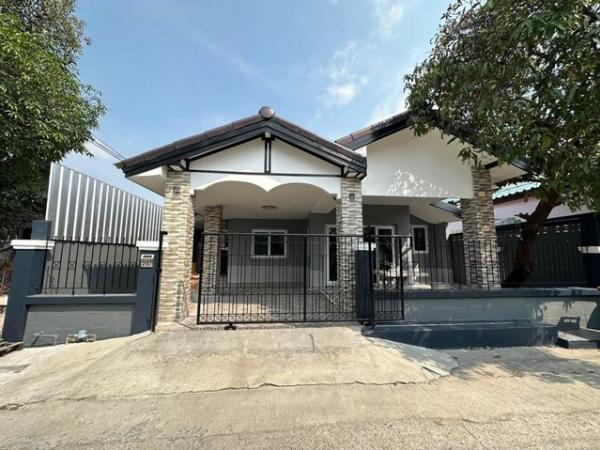 บ้านชั้นเดียว 4 ห้องนอน 2 ห้องน้ำ มบ. เคหะธานี4 ซ.มิสทีน ถนนราษฎร์พัฒนาซอย 5