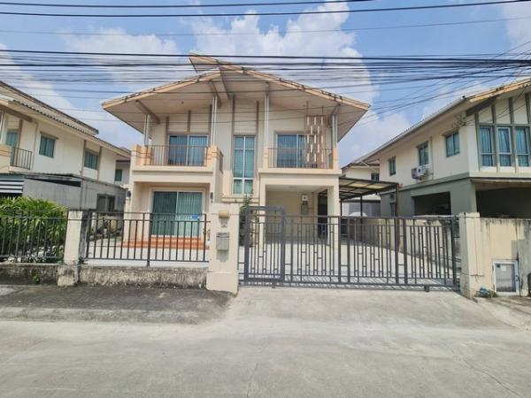 บ้านเดี่ยว 3 ห้องนอน 1 ห้องเอนกประสงค์ 2 ห้องน้ำ แอร์3 เครื่อง โครงการ  พฤกษาปูริ ซอยกิ่งแก้ว37