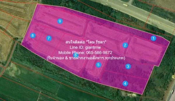 DSL-750 ขาย ที่ดิน ขายที่ดินเปล่า (ติดทางหลวงหลัก 2 สาย) บางปะหัน จ.พระนครศรีอยุธยา 21-2-6.4 ไร่ (118 ล้านบาท) 21 ไร่ 2 งาน 8606 ตารางวา