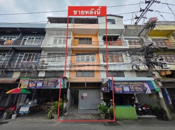 ตึกแถว 3.5 ชั้น ซอยหลังการไฟฟ้าฝ่ายผลิต พระราม 7 ทำเลค้าขาย ติด MRT บางอ้อ