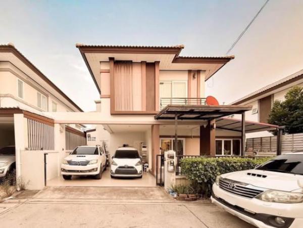 บ้านเดี่ยว 2 ชั้น ทำเลดีหมู่บ้านภัททาเลต อยู่ซอยพรประภานิมิตร 26