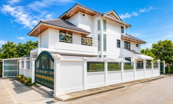261028wkstpm ให้เช่า บ้าน รัชดา18 MRT สุทธิสาร 700 ม.ให้เช่าบ้านเดี่ยว 3 ชั้น 113 ตร.วา. 450 ตร.ม.ซอย 20 มิถุนา ทำเลศักยภาพย่านสุทธิสาร