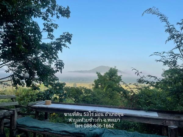 ขาย ที่ดิน 53 ไร่ อำเภอจุน ต.ห้วยข้าวก่ำ จ. พะเยา (ที่ดินติดถนน พย 4023  ถึง ด้านบน ภูเขา ม่อน) โฉนดพร้อมโอน ราคาต่อรองได้